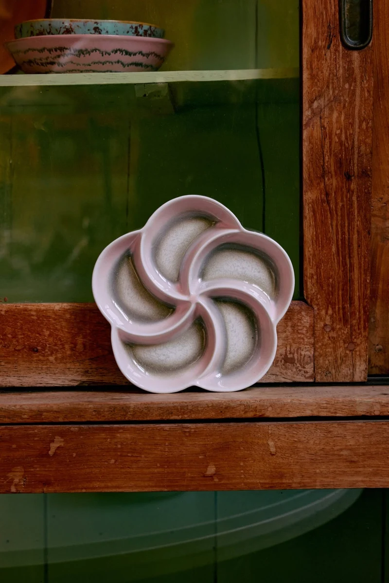 70's ceramics: Snackteller Muse
