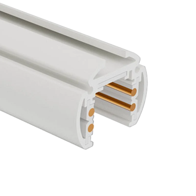 Stromschiene 48V Rund. weiß