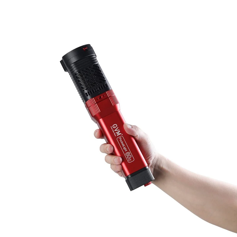 GVM-PD60C Built-in Battery Model 60W Flashlight (RGB)