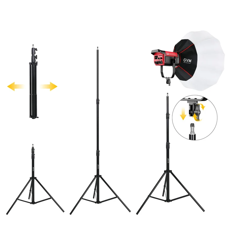 (Open Box)GVM-DJ240-A Light stand