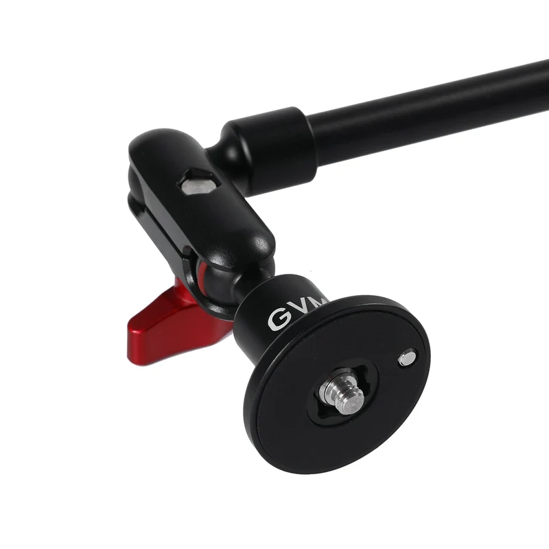 GVM Heavy-Duty Dual 31" 3 Section Articulating Magic Arms with 1/4'' Screw to 3/8'' Ball Heads