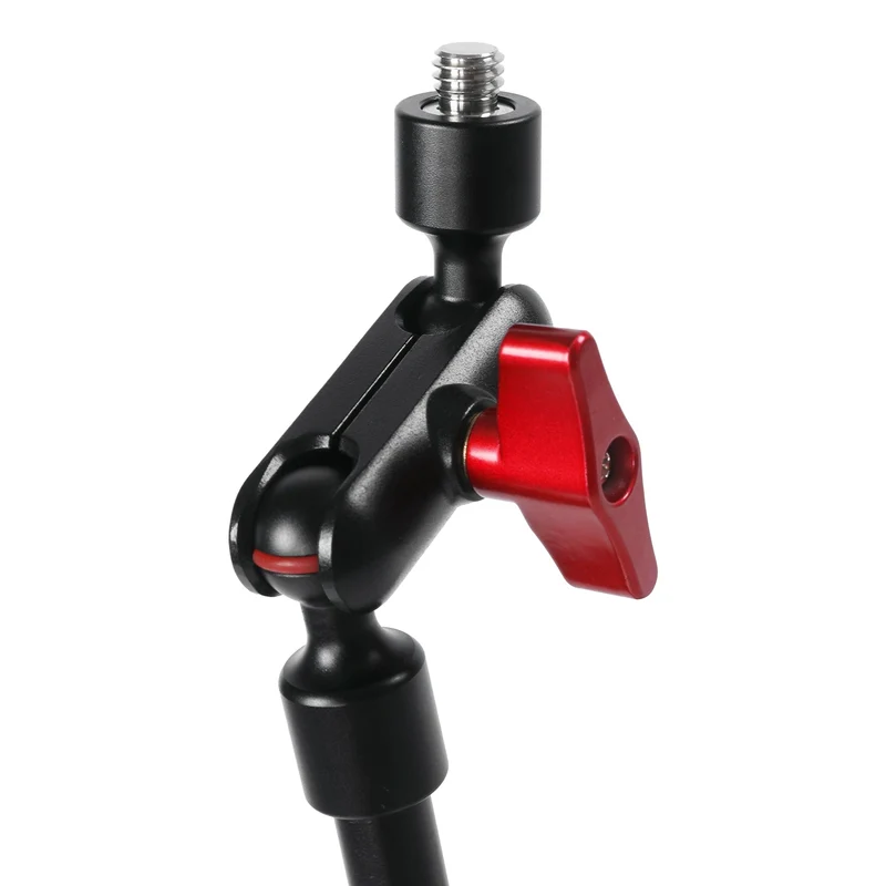 GVM Heavy-Duty Dual 31" 3 Section Articulating Magic Arms with 1/4'' Screw to 3/8'' Ball Heads