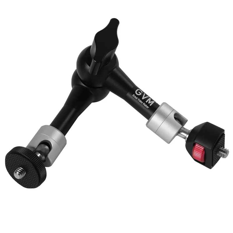 GVM Heavy-Duty Dual 7" Articulating Universal Magic Arm Grip with 1/4'' Ball Heads