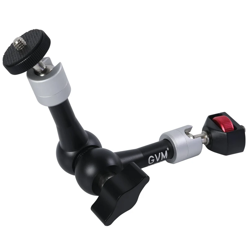 GVM Heavy-Duty Dual 7" Articulating Universal Magic Arm Grip with 1/4'' Ball Heads