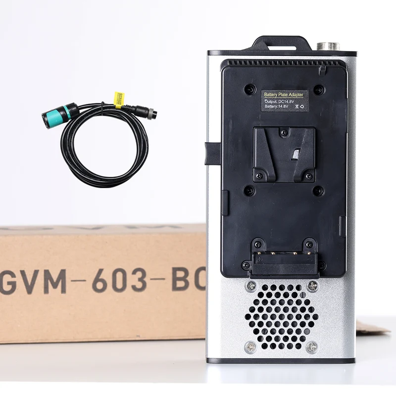 GVM V-Mount Battery Plate Adapter for SD300D PRO-SD300B and PRO-SD300C LED Lights