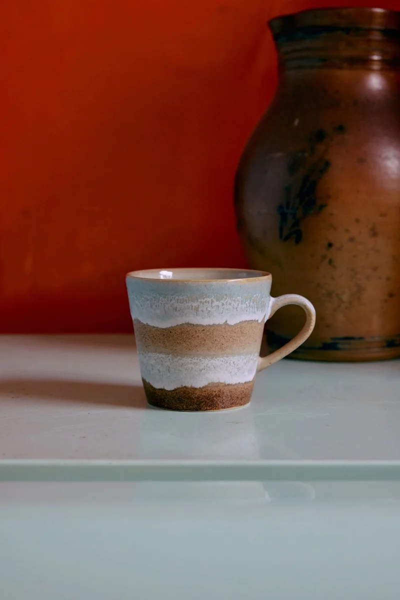 70's Ceramics: Cappuccino Tasse, Skyline
