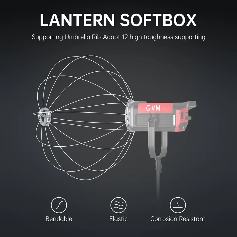 GVM DL65R Lantern Softbox (26'')