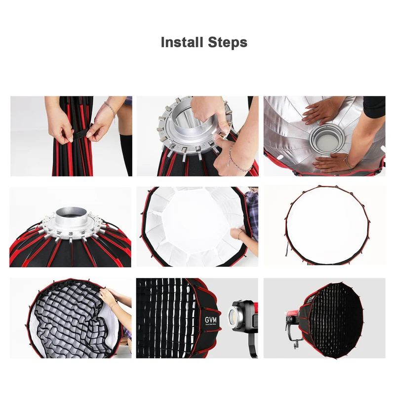GVM Quick Release And Portable Softbox(35.43'')