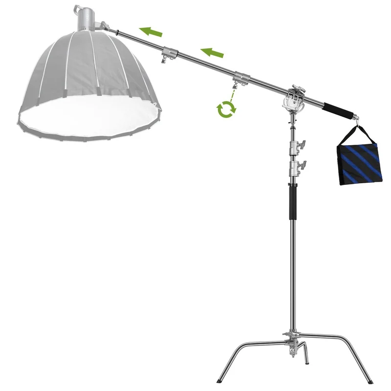 (Open Box) GVM C360 Turtle-Base C-Stand & Grip Arm Kit (10.5')