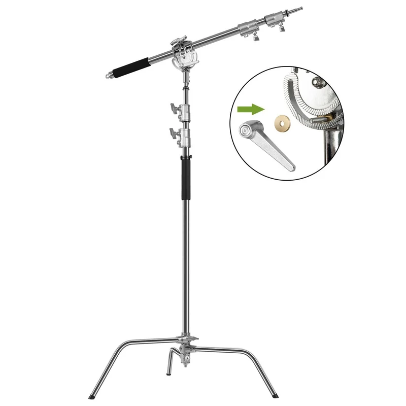 (Open Box) GVM C360 Turtle-Base C-Stand & Grip Arm Kit (10.5')