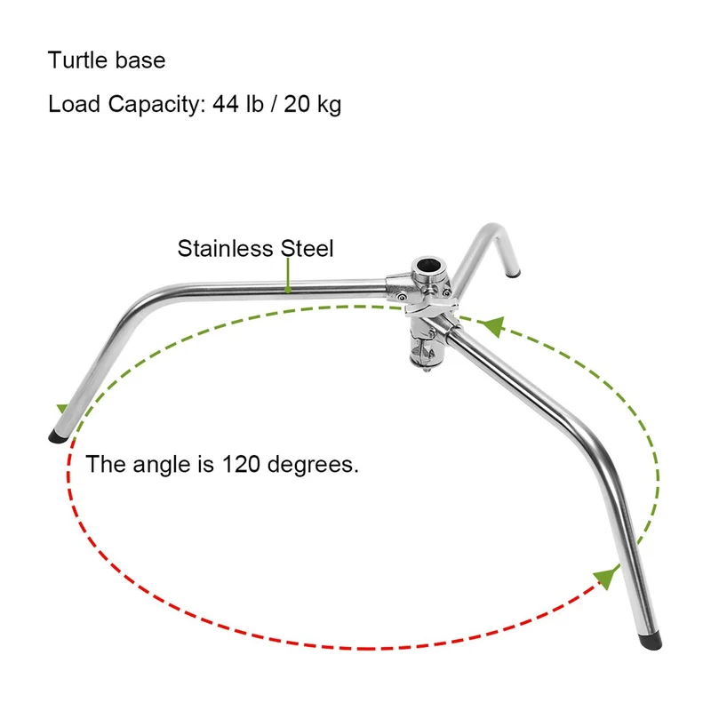 (Open Box) GVM C360 Turtle-Base C-Stand & Grip Arm Kit (10.5')