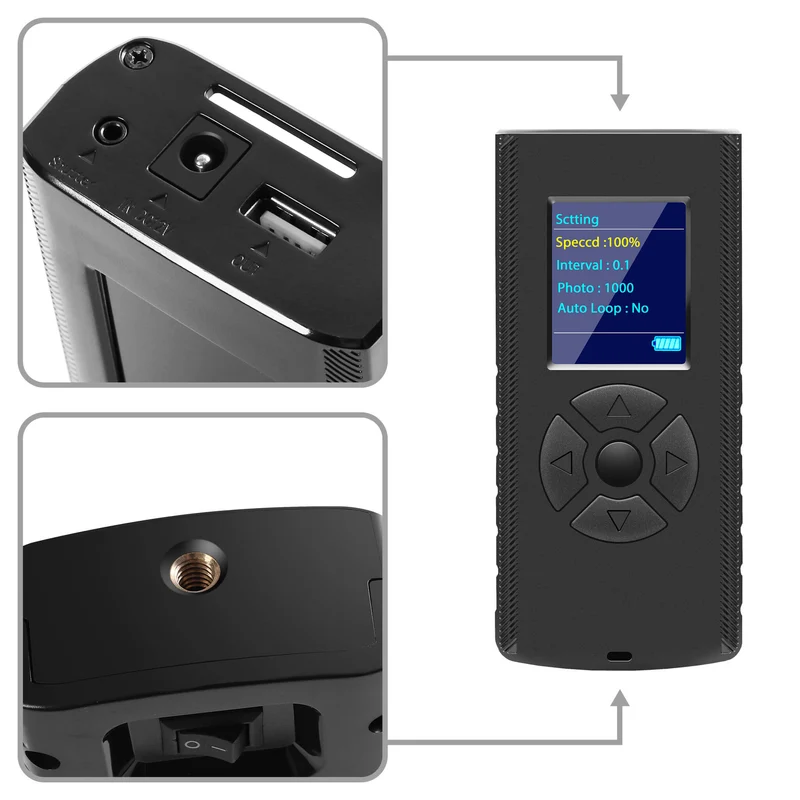 GVM Camera Slider Remote Control For Gp-80/120QD