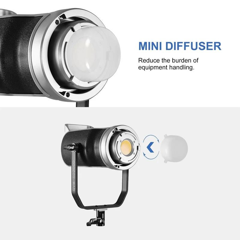 GVM-SD300D 300W Bi-Color LED Video Light High Power Monolight 3 kits
