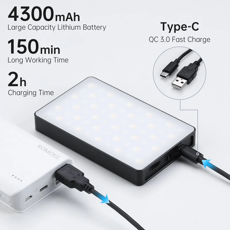GVM 8RS RGB Full color camera light