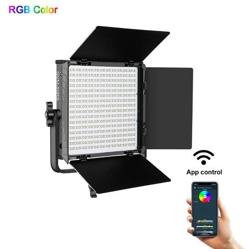GVM 50RS RGB LED Light Panel Video Lighting Kit(2-Light-kit)