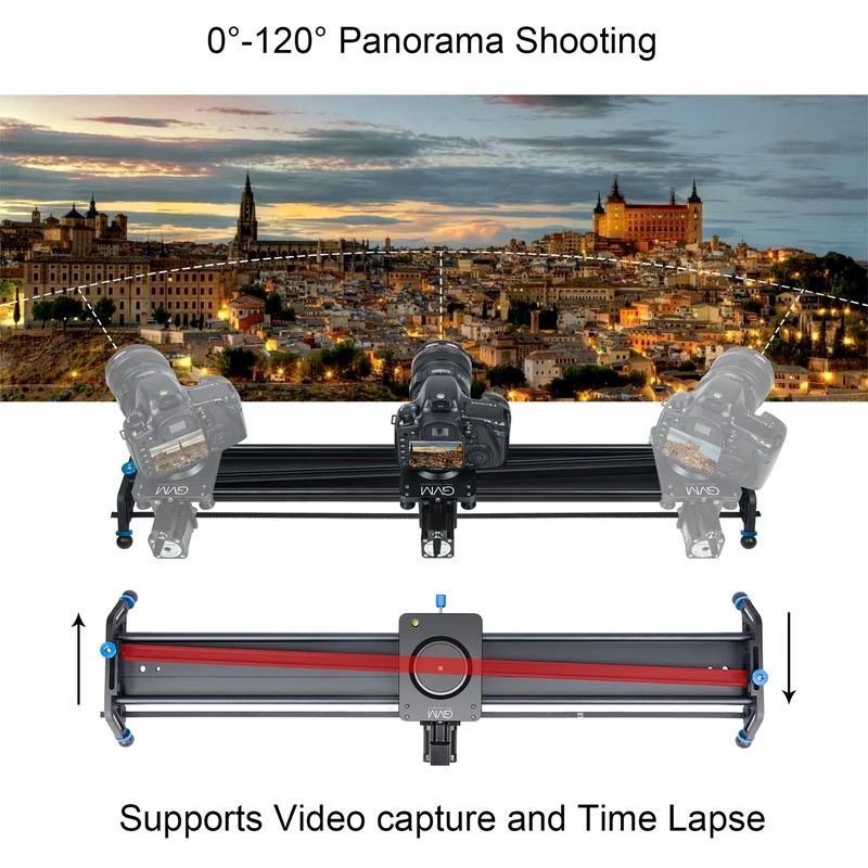 GVM J80D Aluminum Alloy Motorized Camera Slider (31")