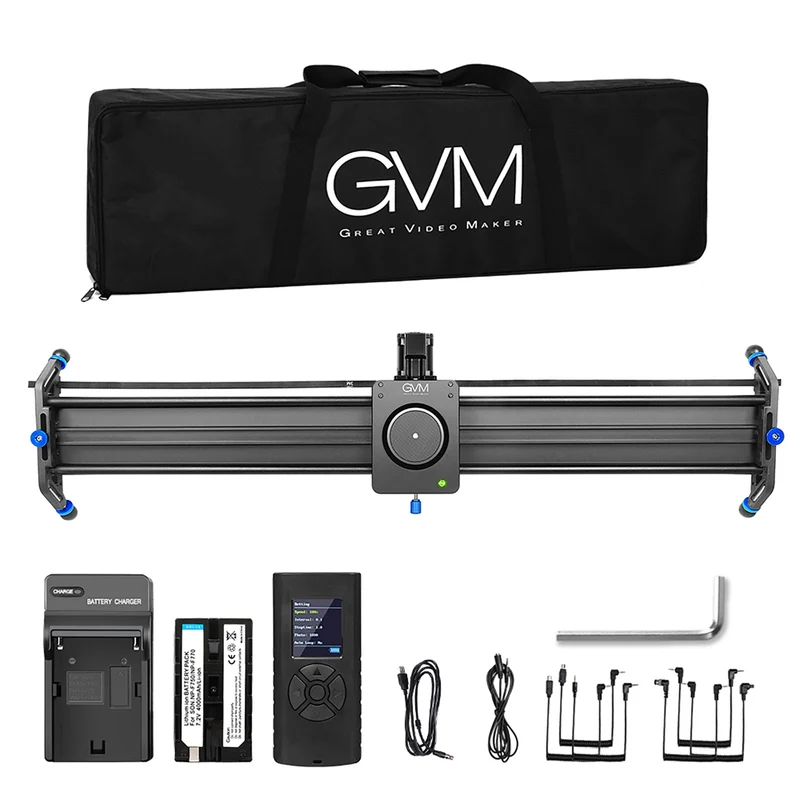 GVM J80D Aluminum Alloy Motorized Camera Slider (31")