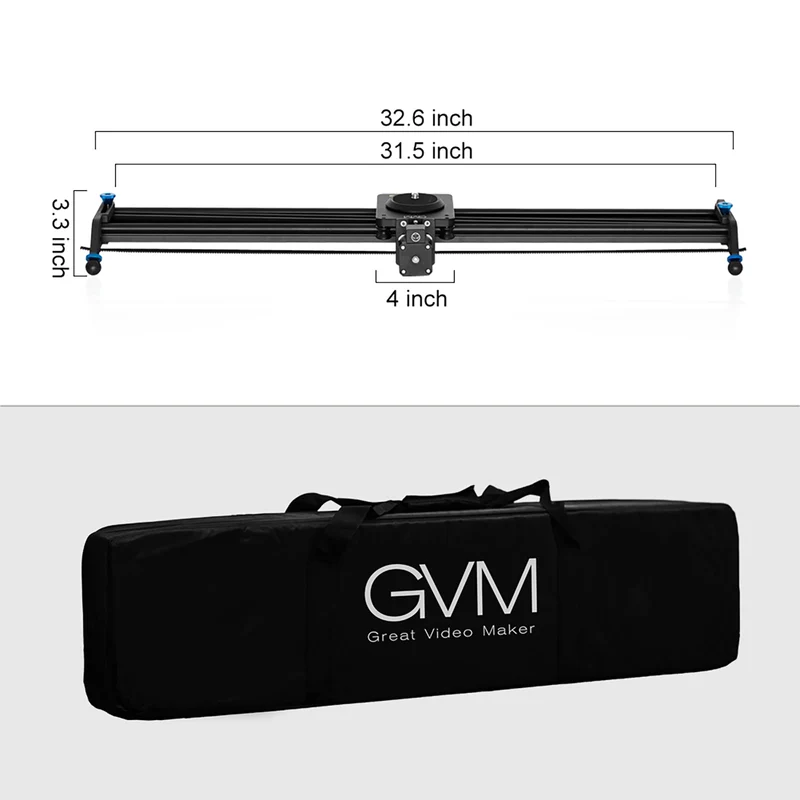 GVM J80D Aluminum Alloy Motorized Camera Slider (31")