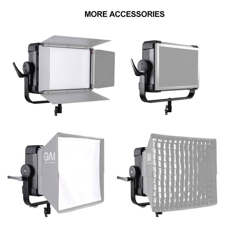GVM YU300R Led Video Lights Panel Rgb And Bi-Color Studio Light