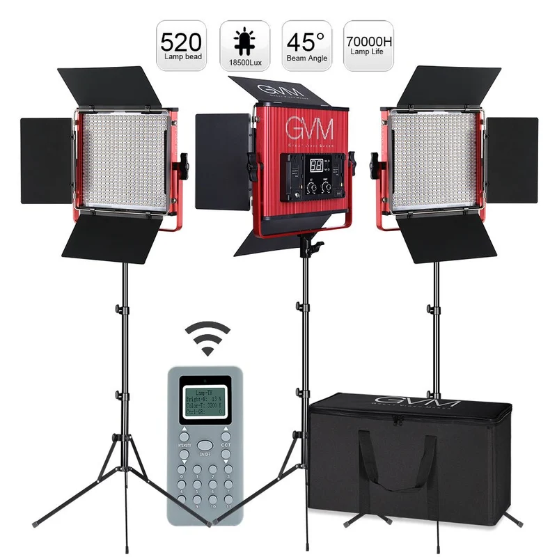 GVM-520S 30W High Beam High Brightness Bi-Color LED VIdeo Soft Light