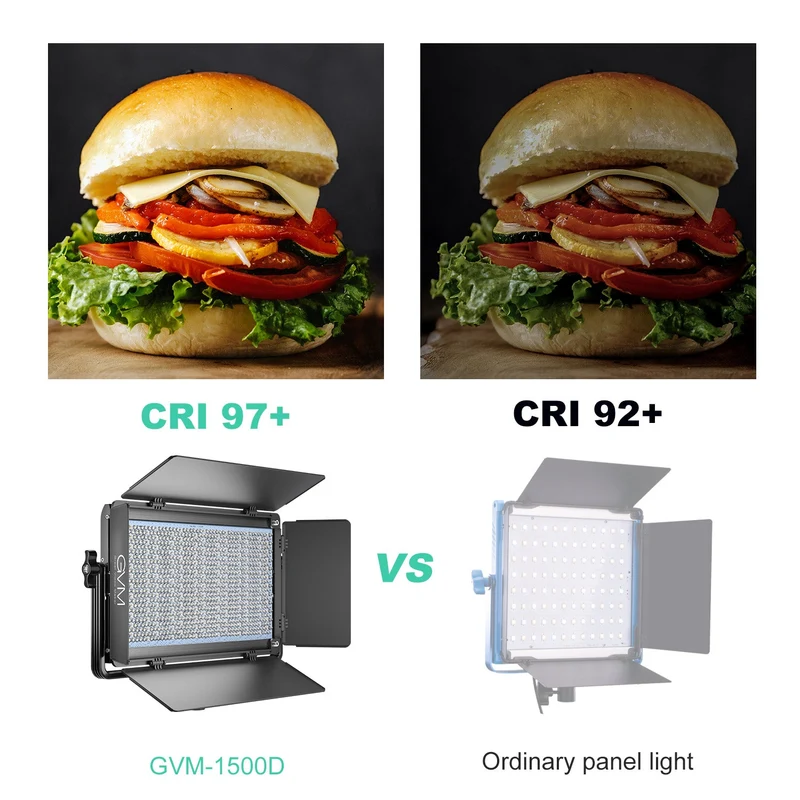 GVM-1300D 65W Powerful Bi-color and RGB Video Panel Light