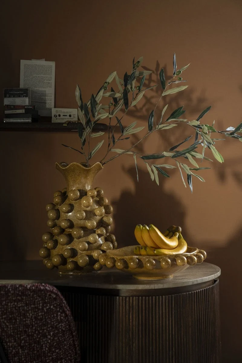 Vase Viro, Mustard