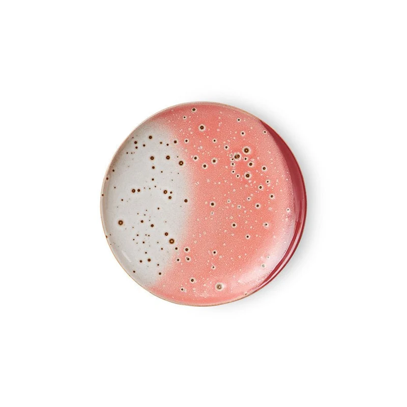 70's Ceramics: Kuchenteller Lychee, Set von 2
