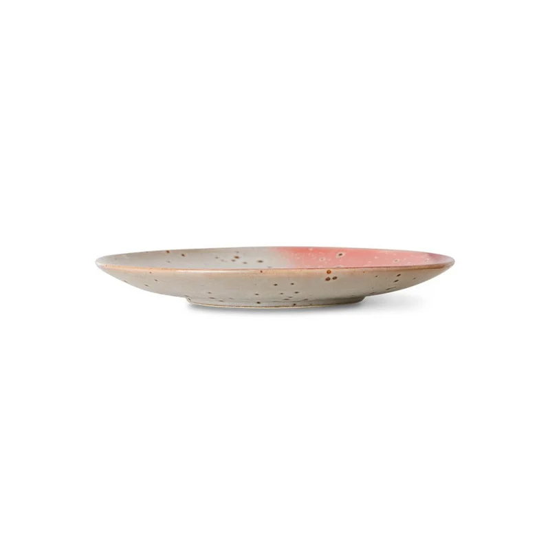 70's Ceramics: Kuchenteller Lychee, Set von 2