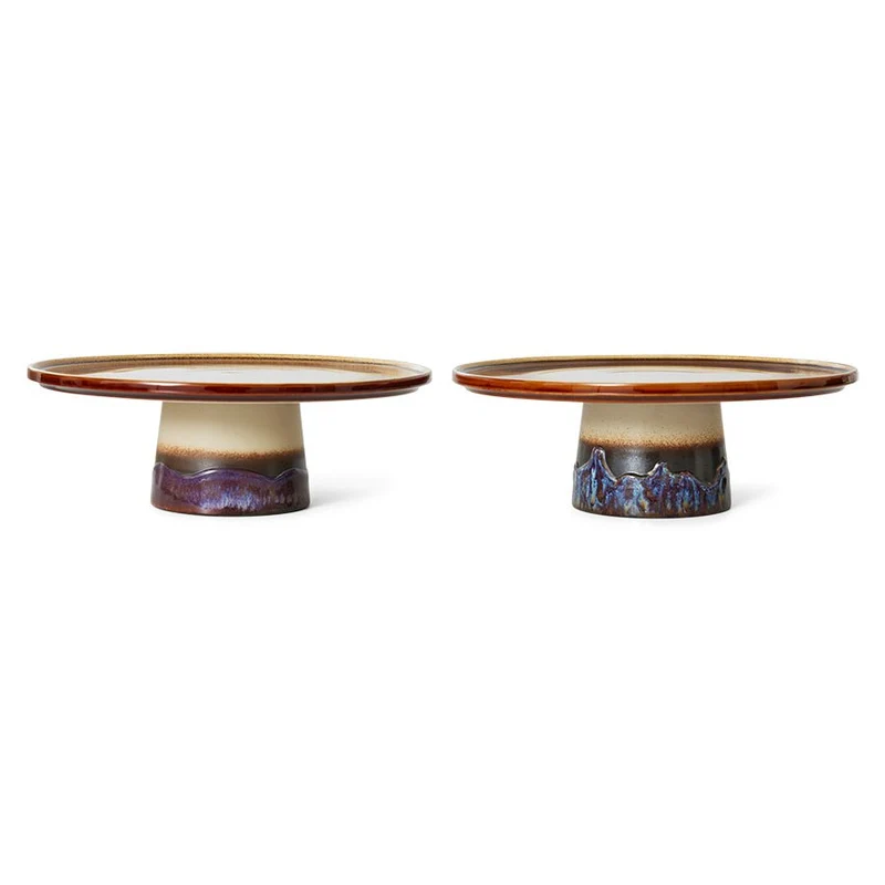 70's Ceramics: Kuchenplatte Orbit