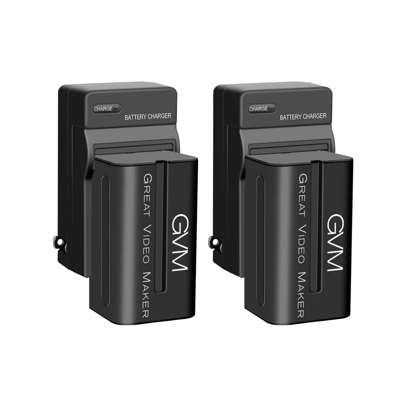 (Open Box)GVM NPF 750 Li-ion Replacement Batteries and Chargers