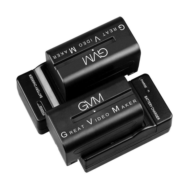 (Open Box)GVM NPF 750 Li-ion Replacement Batteries and Chargers