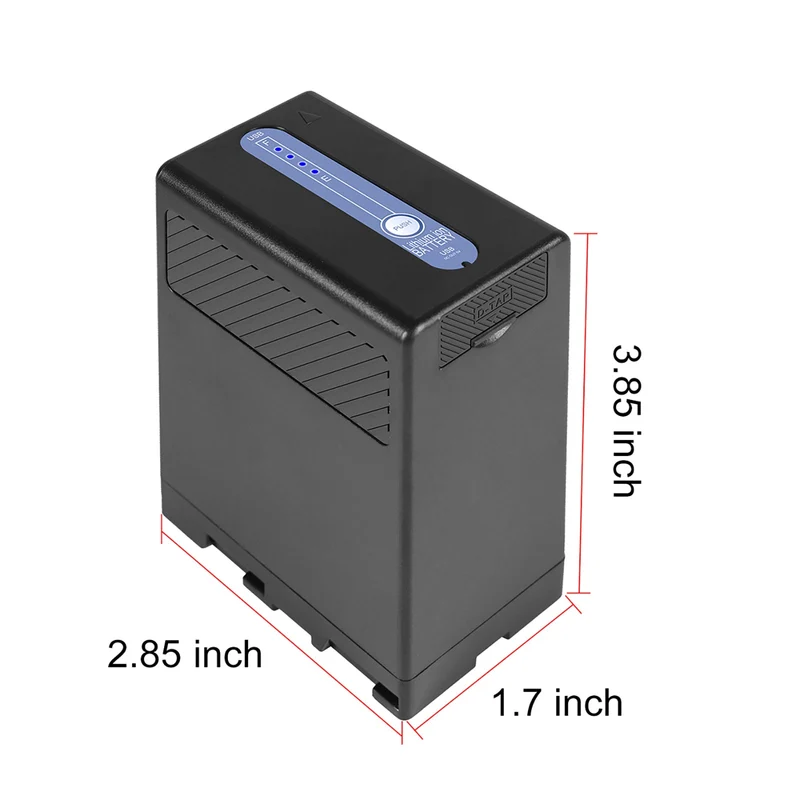 GVM BP-U65 5600mAh Battery with Charger for Sony PMW / PXW Series Cameras