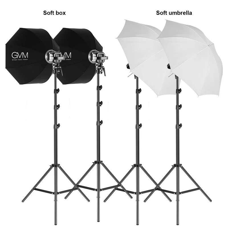 GVM P80S Spotlight Studio LED Video Light