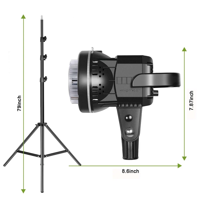 GVM P80S Spotlight Studio LED Video Light