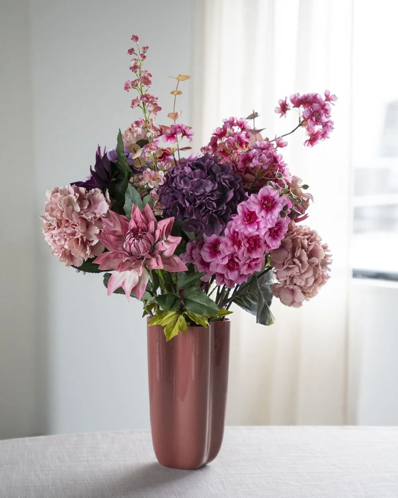 Vase Flori, Korallenrot