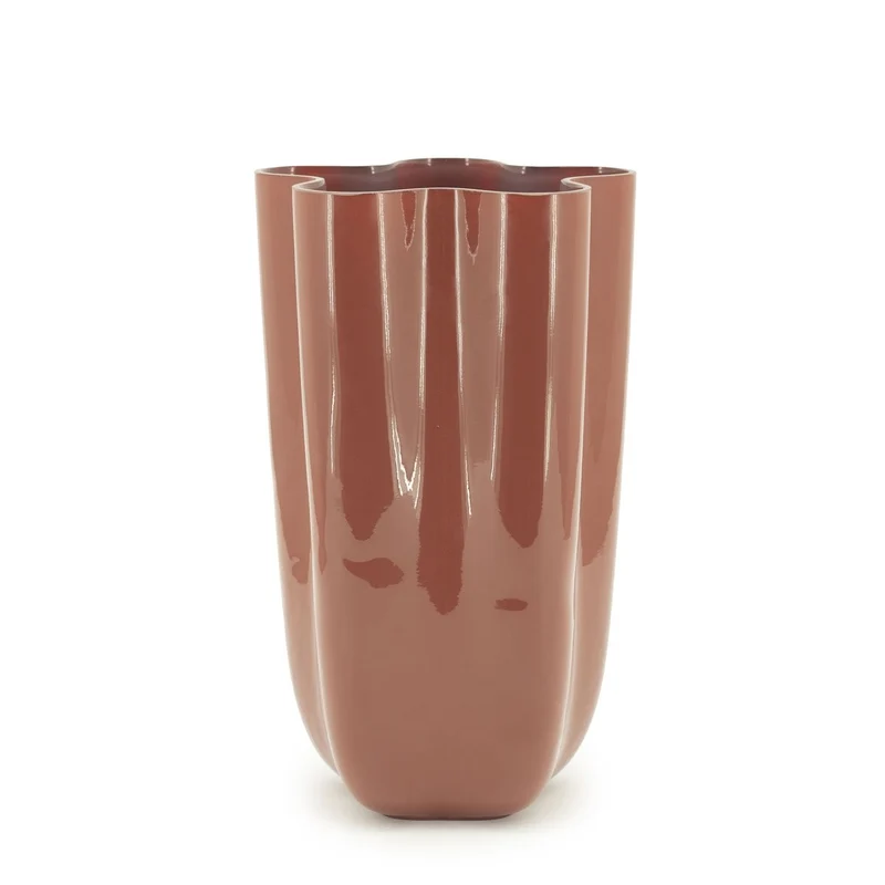 Vase Flori, Korallenrot