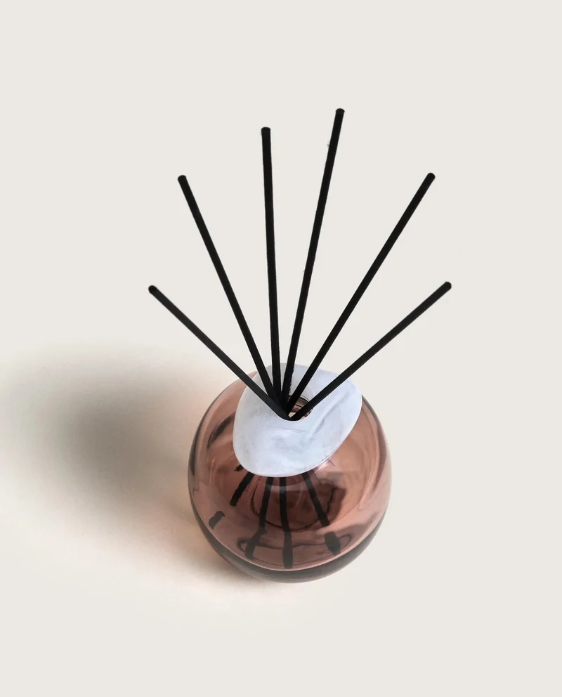 Raumduft Diffuser Mineral Rosa/Weiß - Lady Flower