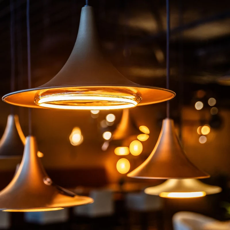 6720 - Arezzo Pendelleuchte rund Ø50cm Platinum - 5 Lichter