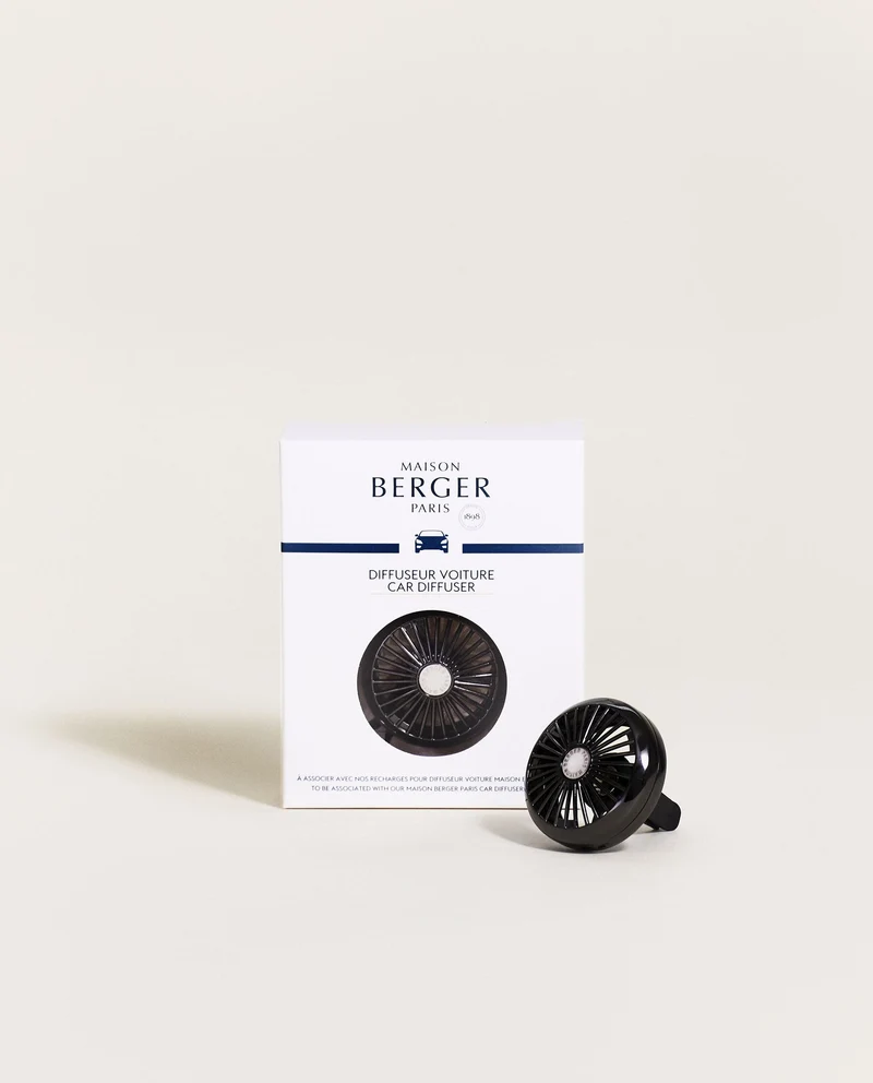 Autoduft Diffuser Car Wheel black, ohne Duftkeramik