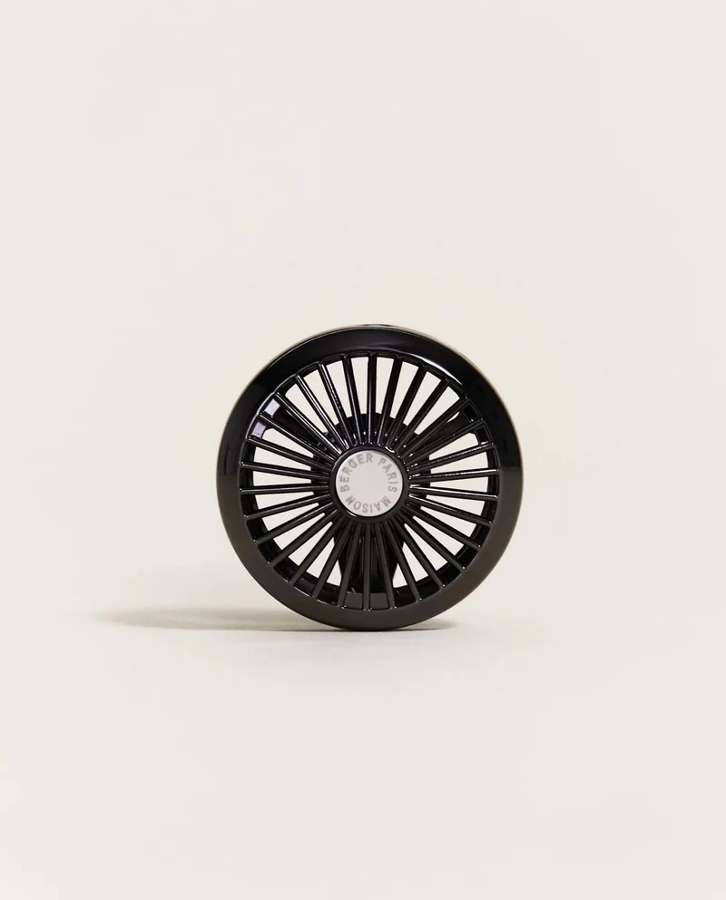 Autoduft Diffuser Car Wheel black, ohne Duftkeramik