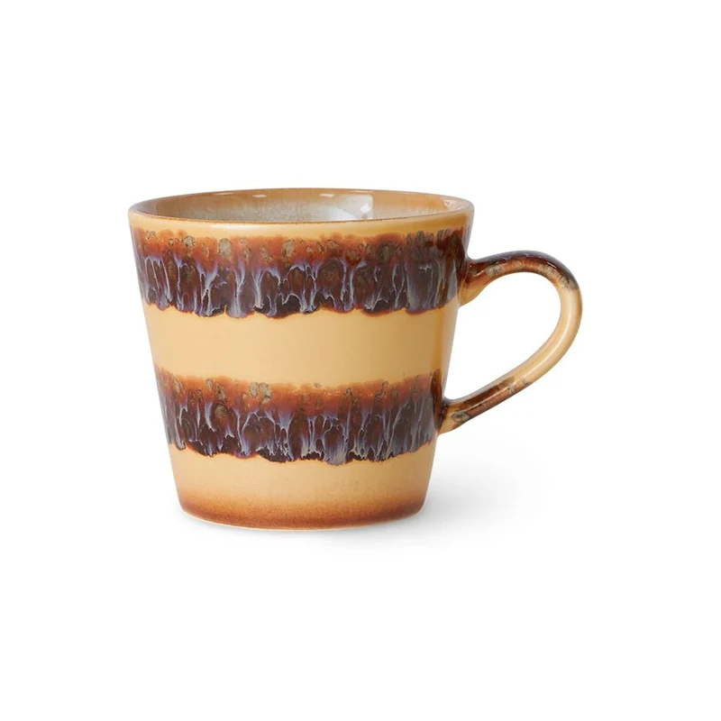 70's Ceramics: Cappuccino Tasse Cliffs, 300 ml