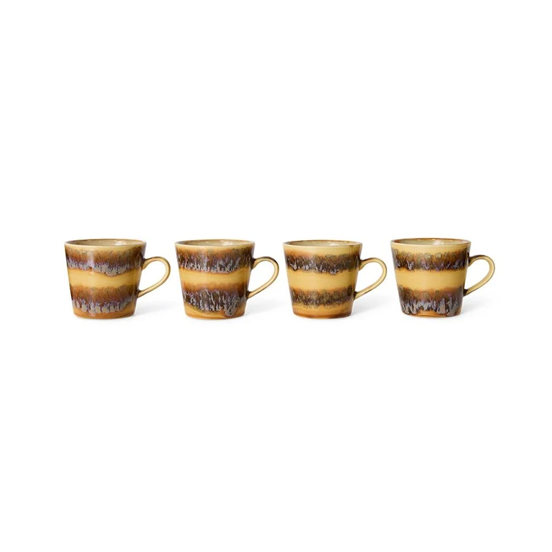 70's Ceramics: Cappuccino Tasse Cliffs, 300 ml