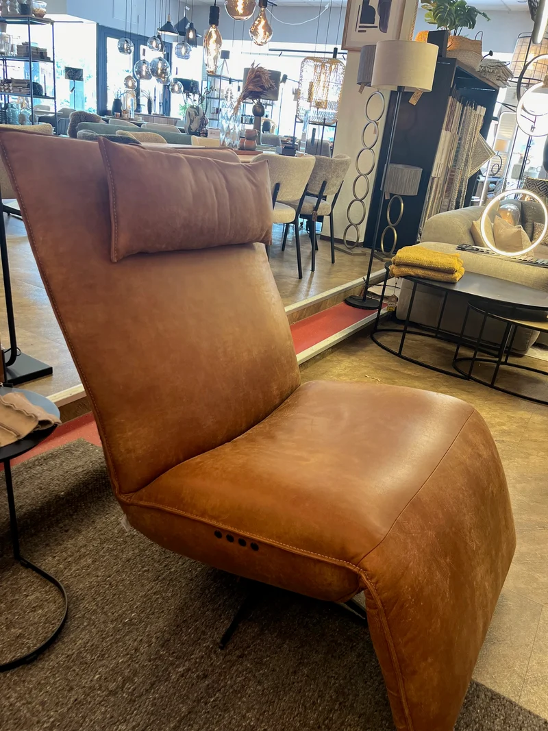 Relaxsessel Chilli Concrete Leder