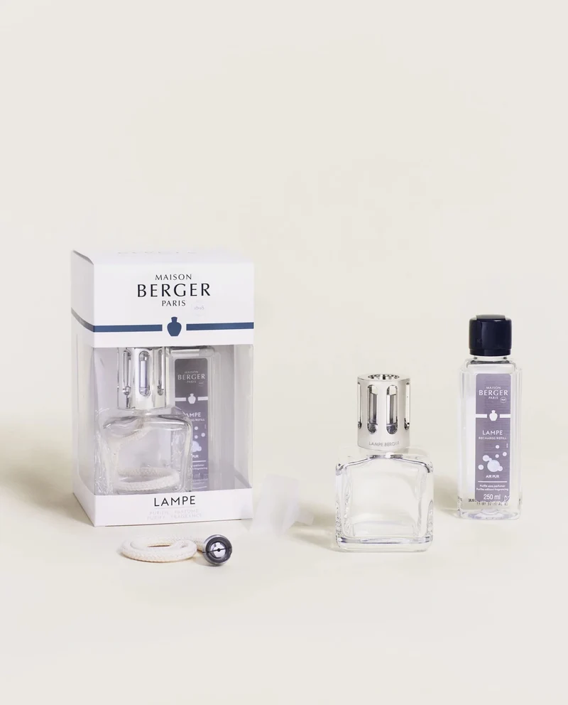 Lampe Berger Glacon Transparent mit AIR PUR Klar (250 ml)