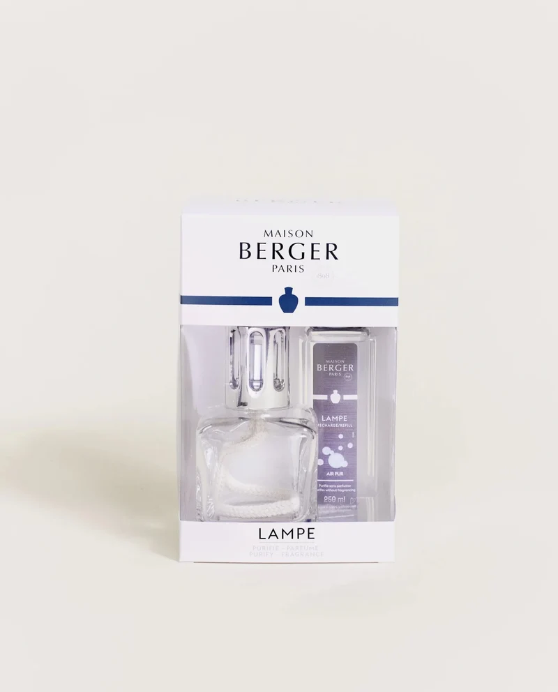 Lampe Berger Glacon Transparent mit AIR PUR Klar (250 ml)