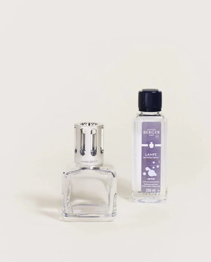 Lampe Berger Glacon Transparent mit AIR PUR Klar (250 ml)