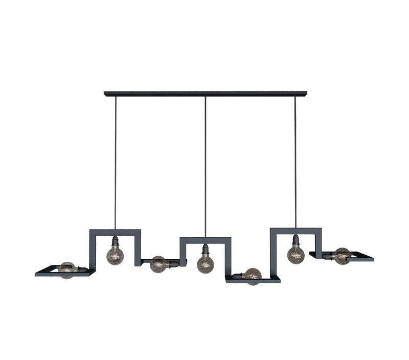 9525 - Tortona Pendelleuchte 7 Lichter