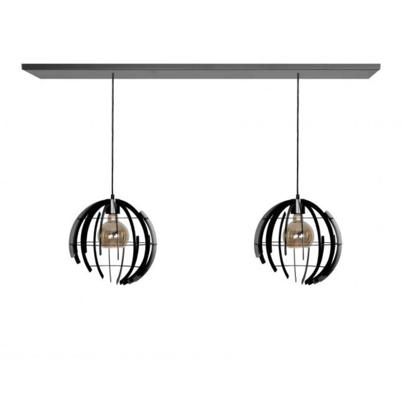 2404 - Terra Pendelleuchte gerade 140cm - 2 Lichter