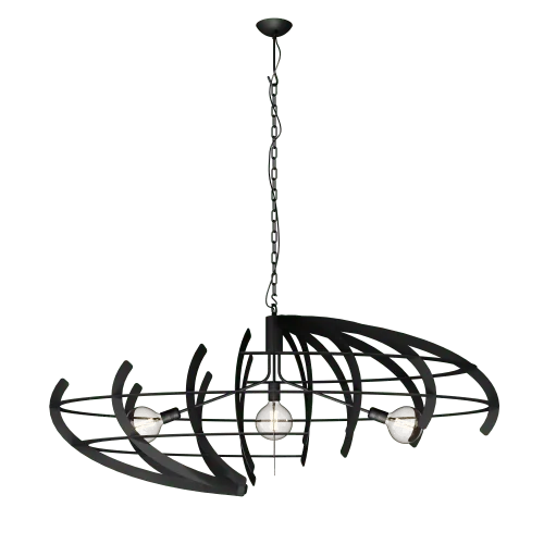 2408 - Terra Pendelleuchte oval 150cm