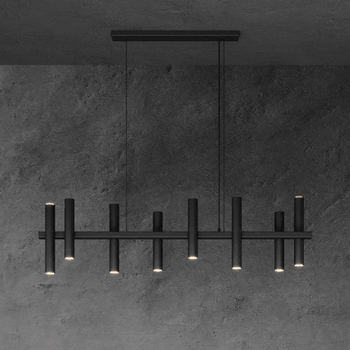 1300 - Stelvio Pendelleuchte 140cm - 8 Röhren - 10 Lichter